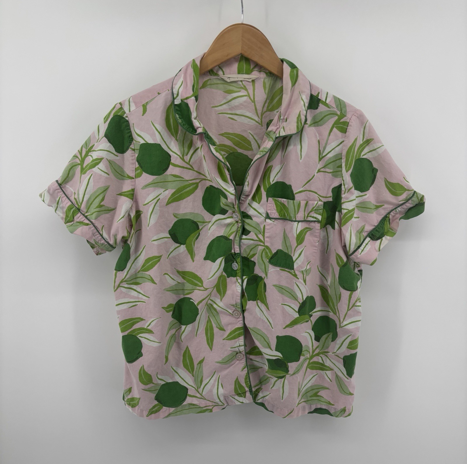 Anthropologie Printfresh Lime Zest Organic Cotton Pajama Set Sz L Lounge Hipster Anthropologie Printfresh Lime Zest Organic Cotton Pajama Set Sz L Lounge Hipster