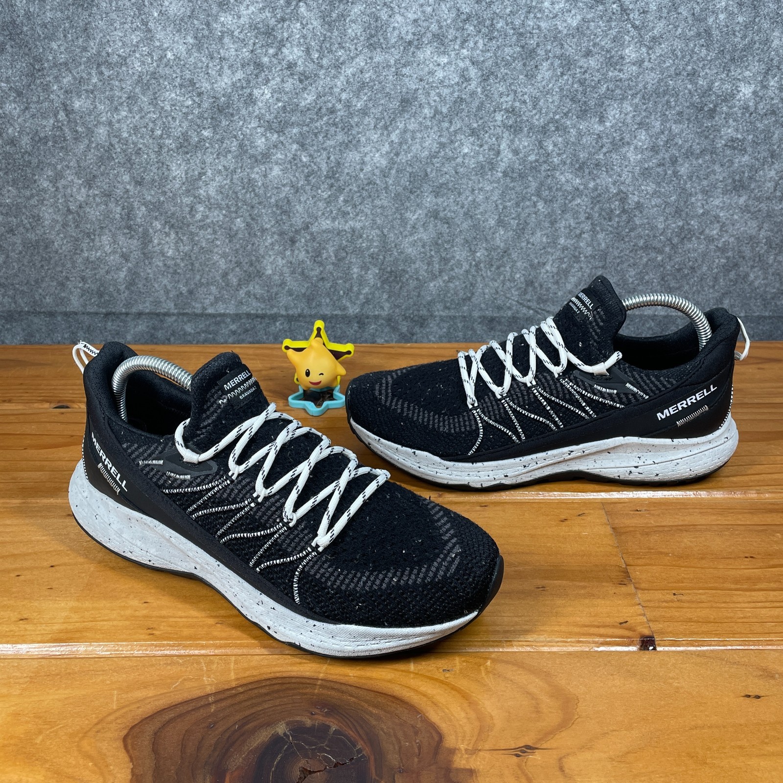 Merrell Bravada 2 WOMENS Size 9.5 Black White Knit Hiking Trail Sneakers J036604