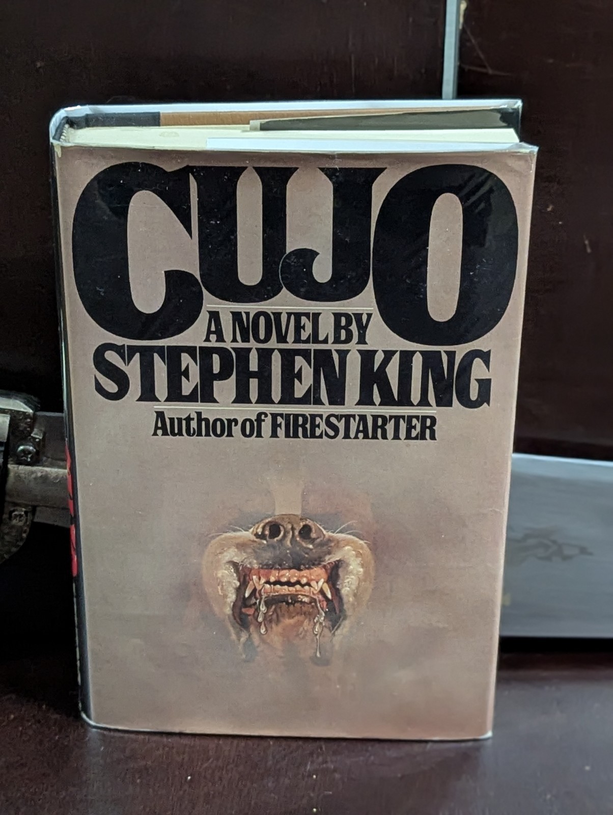 Cujo Stephen King 1981 1st Edition 1st Printing Viking $13.95 HCDJ Mylar Horror