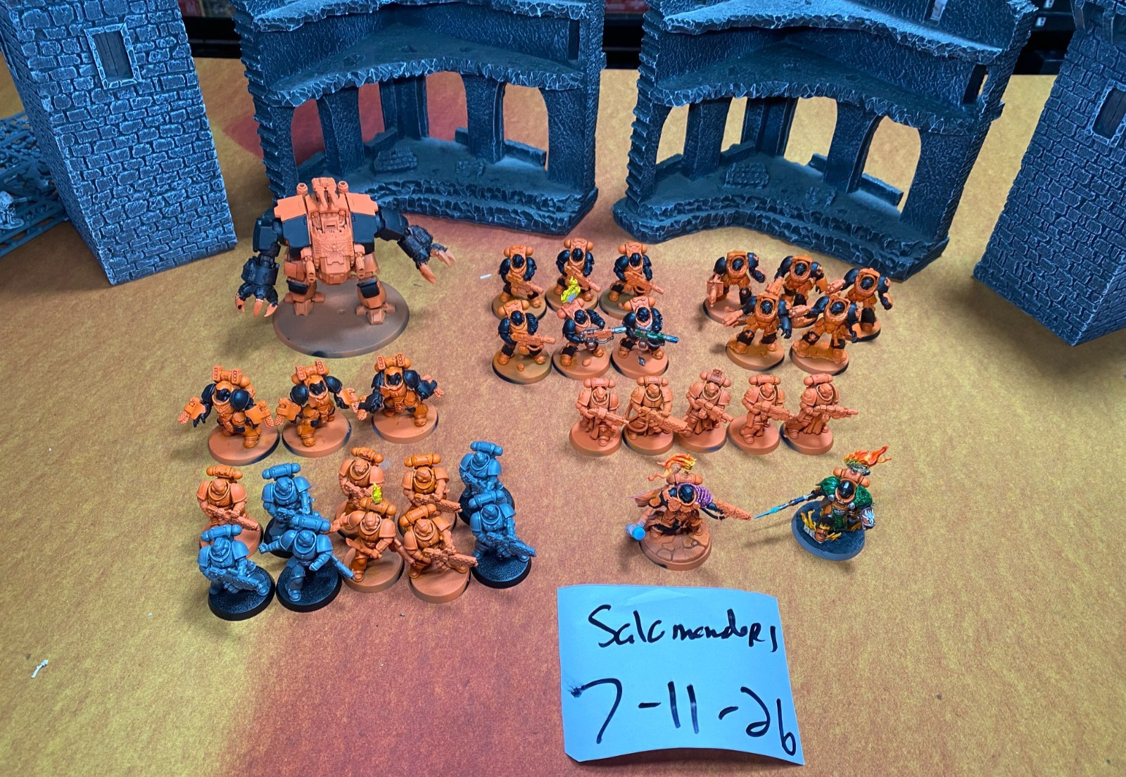 Warhammer 40k - Space Marines Salamanders Army Lot