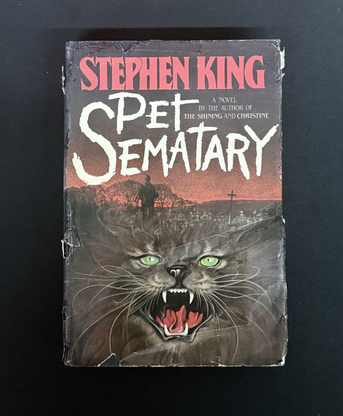 Stephen King Pet Sematary 1983 Hardcover/Dust Jacket First Edition, 1st