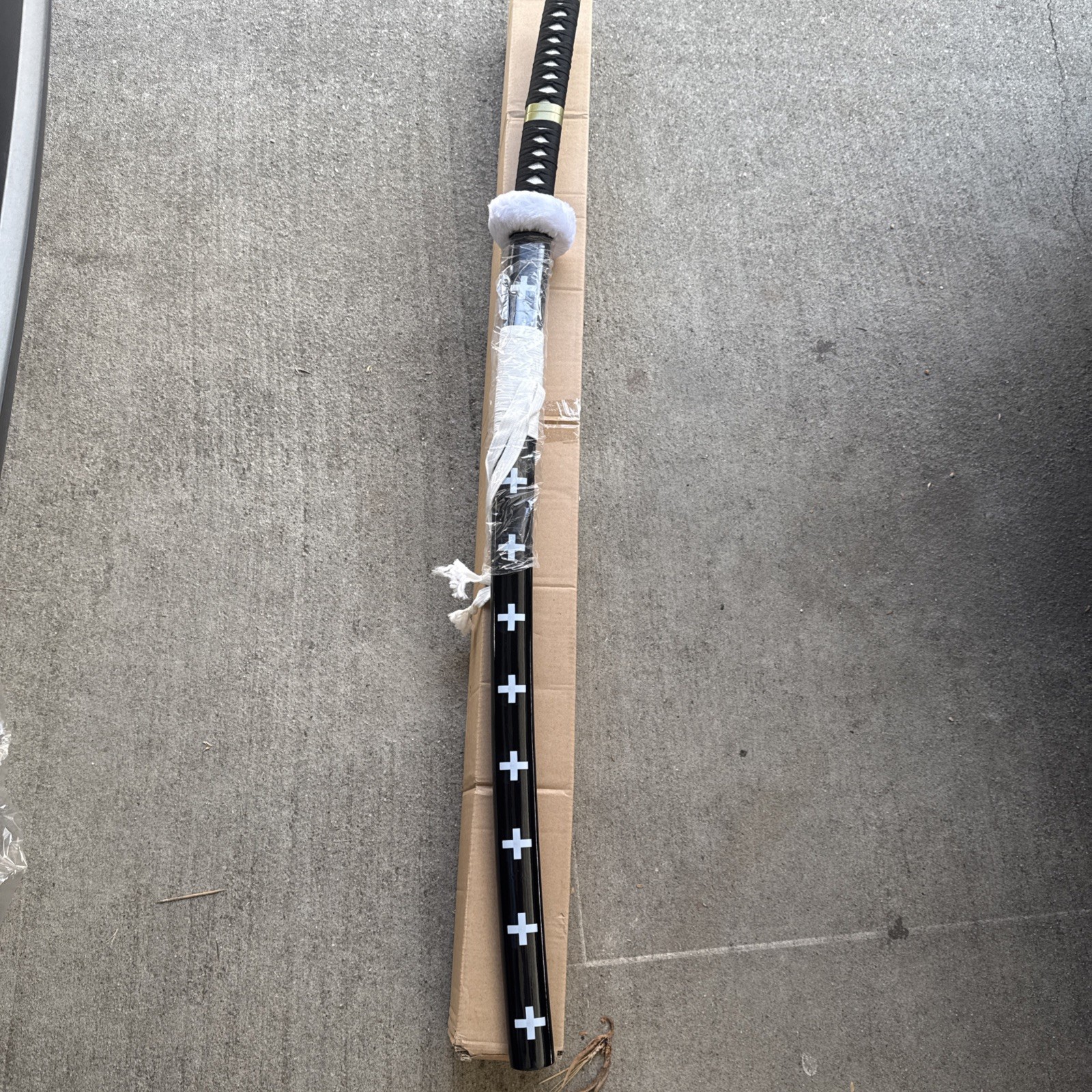 Trafalgar D. Water Law One Piece Katana Sword & Sheath Metal Trafalgar D. Water Law One Piece Katana Sword & Sheath Metal
