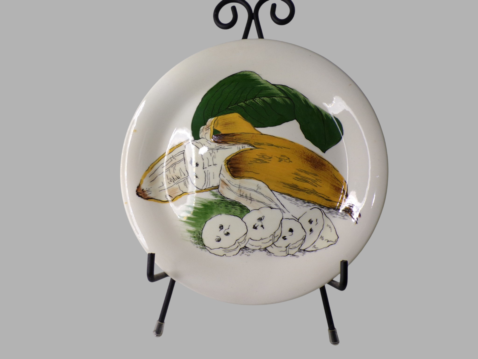 Vtg Royal Staffordshire Sunkissed Banana Plate Clarice Cliff Hand Painted 8.5\