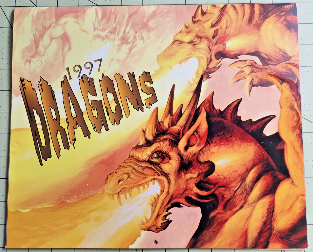 TSR Rare 1997 Dragons Calendar VG+