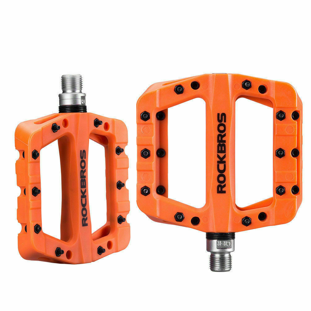 ROCKBROS MTB Road Bike Nylon Pedals Lightweight Widen 9/16 ROCKBROS MTB Road Bike Nylon Pedals Lightweight Widen 9/16