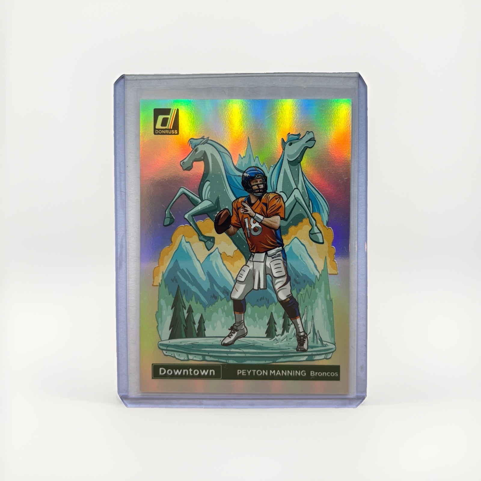 Panini 2023 Donruss Downtown #D-9 Peyton Manning Denver Broncos NFL Card