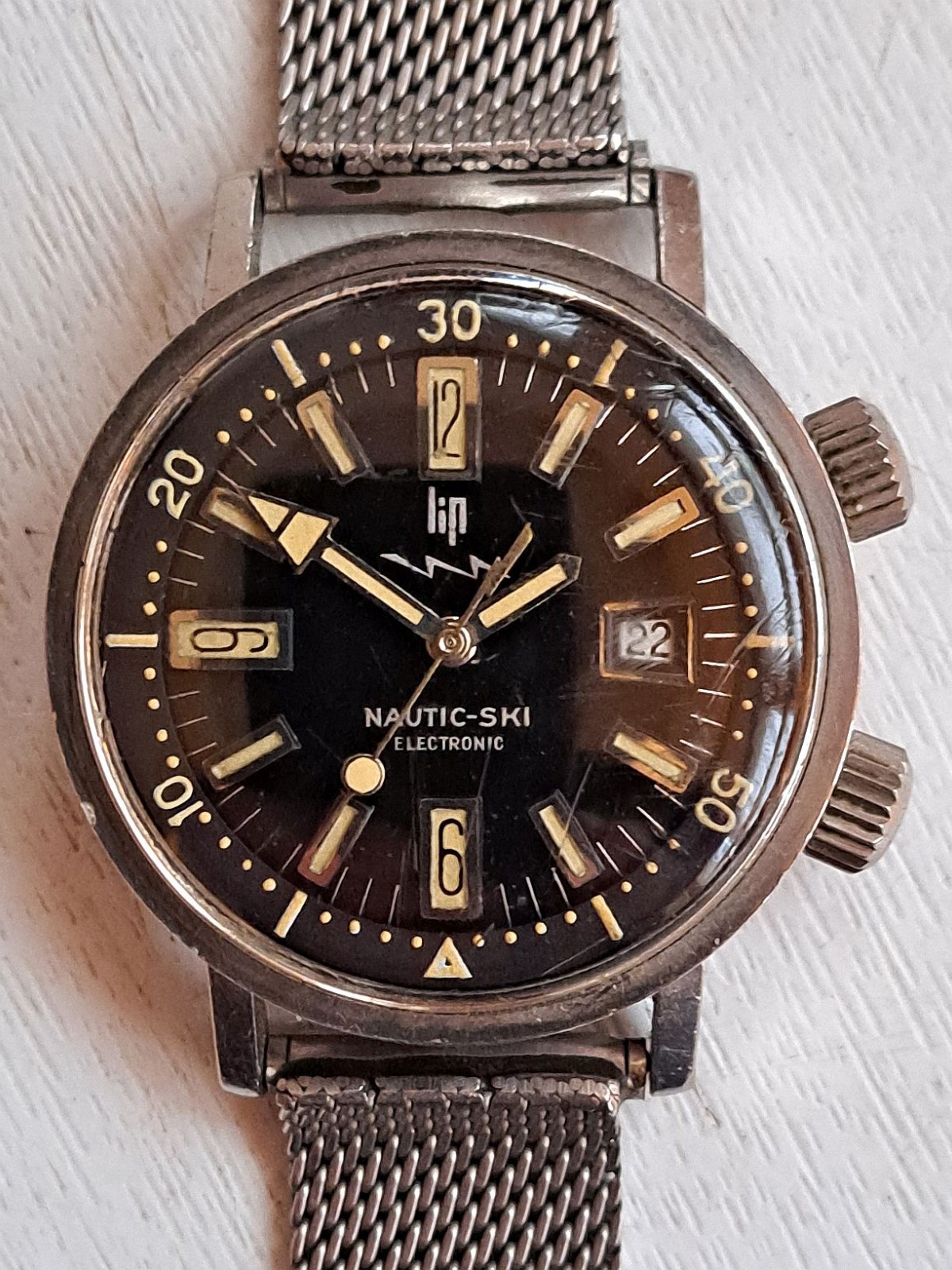 LIP Nautic Ski R184 – Vintage Diver – Fully Serviced – Rare French Icon
