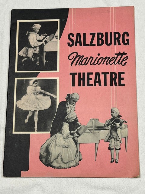 Salzburg Marionette Theatre Program - Hermann Aicher Director Vintage Austria VG