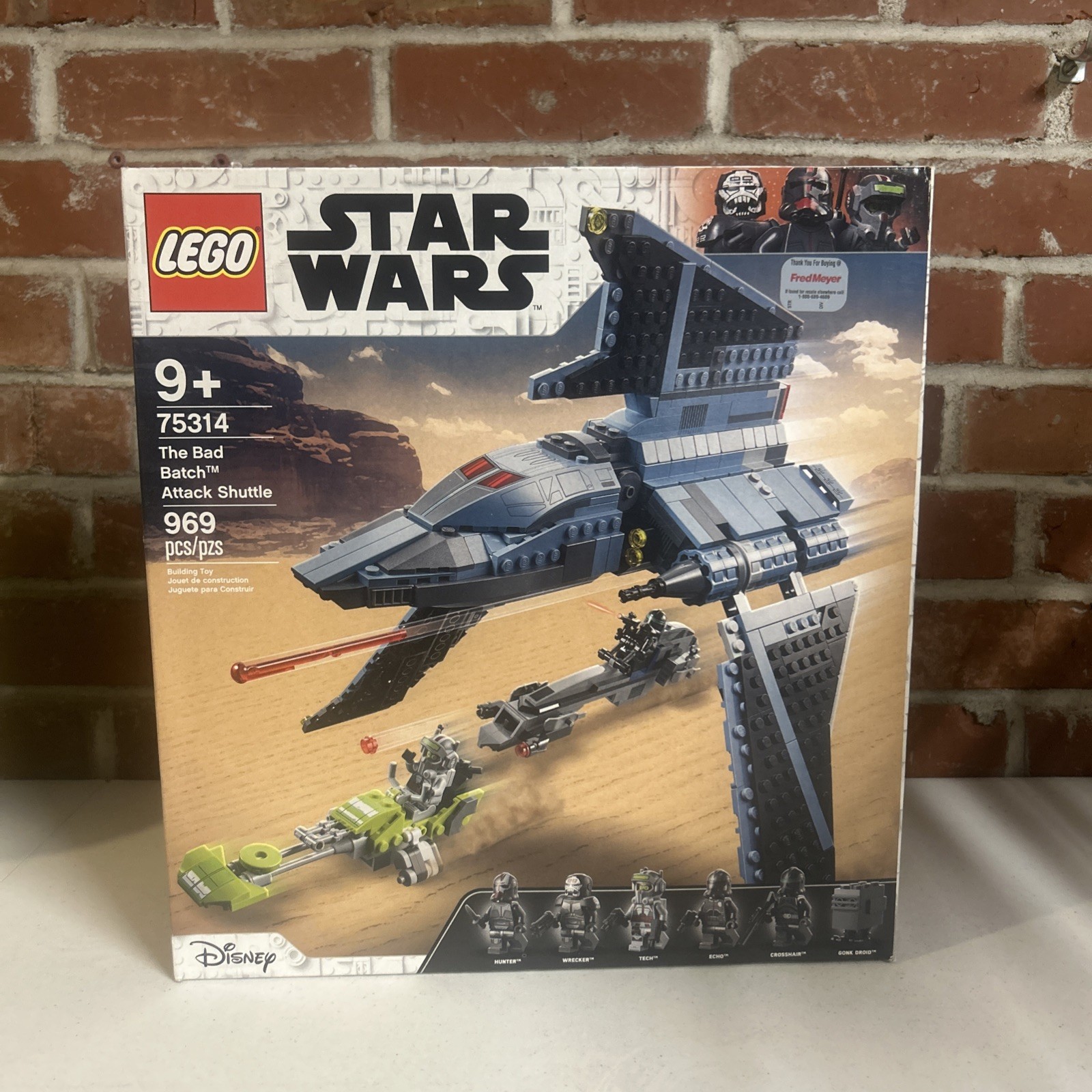 LEGO RETIRED Star Wars 75314 The Bad Batch Attack Shuttle New Sealed Box LEGO RETIRED Star Wars 75314 The Bad Batch Attack Shuttle New Sealed Box