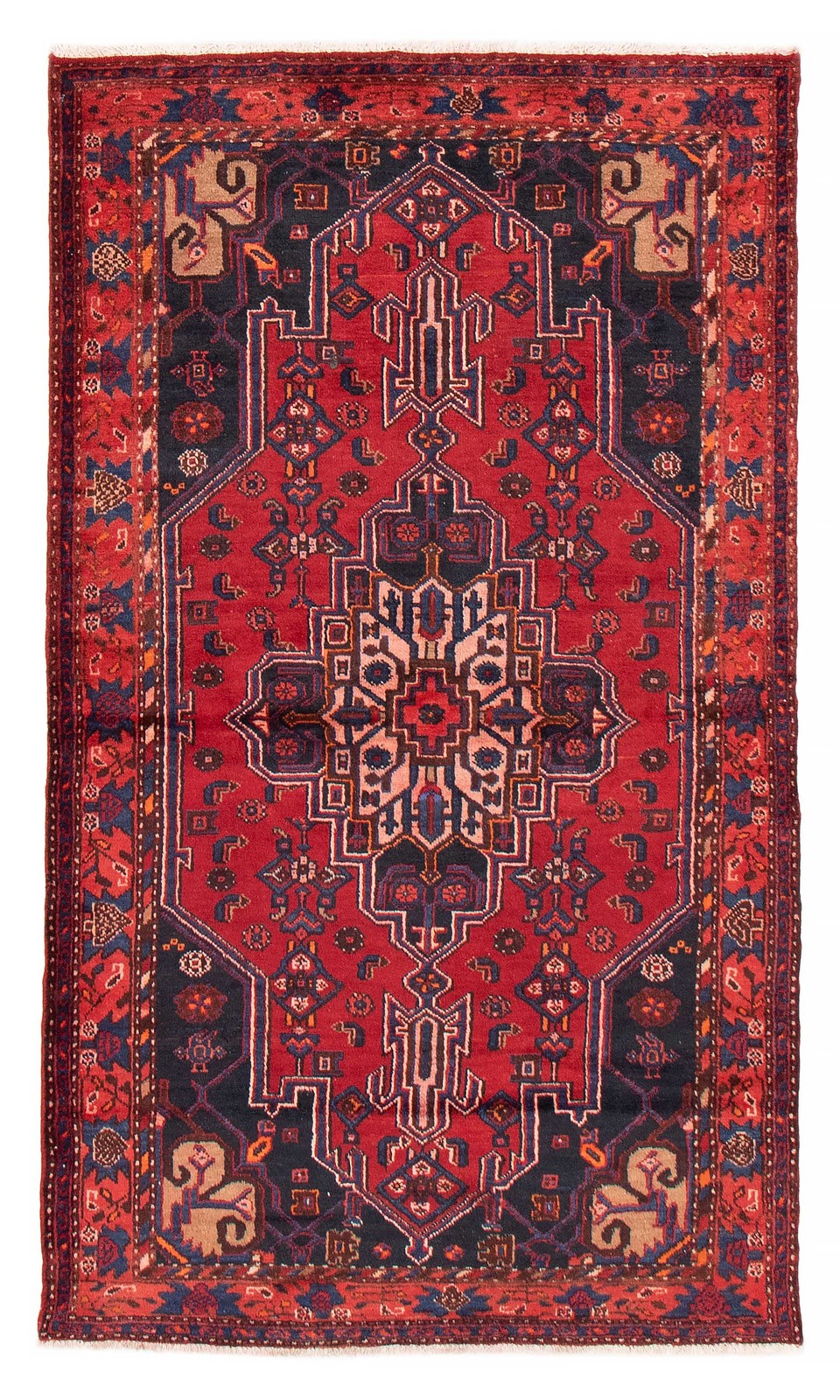 Traditional Vintage Hand-Knotted Area Rug 4\'1\