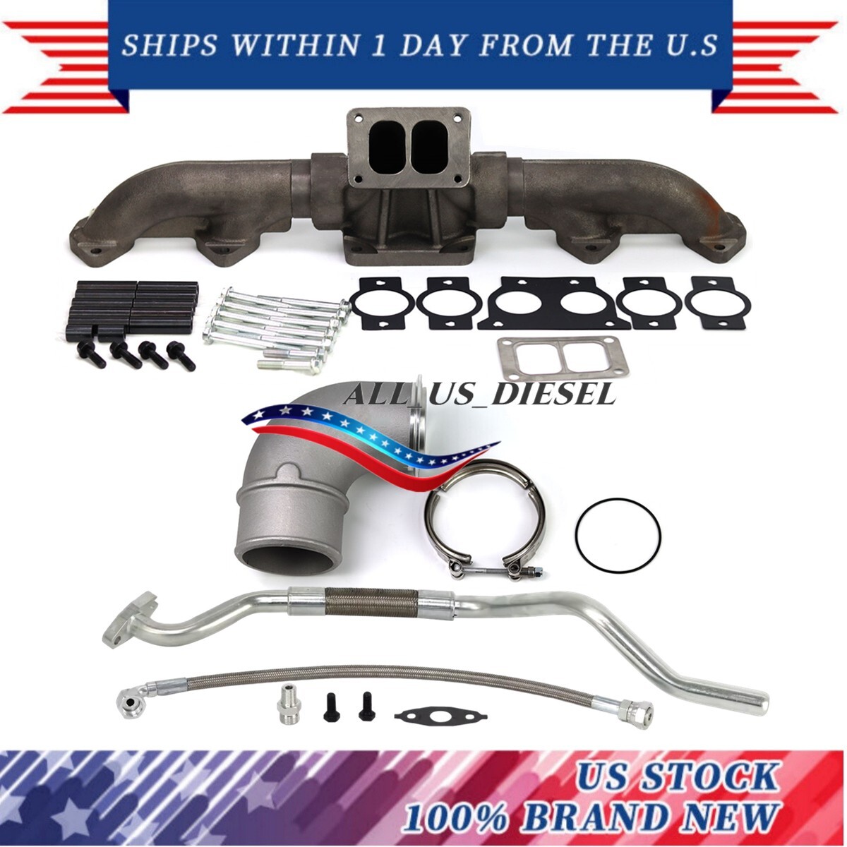 Aftermarket ISX T6 Manifold Exhaust for Cummins ISX CM570 Install Kits 3682674