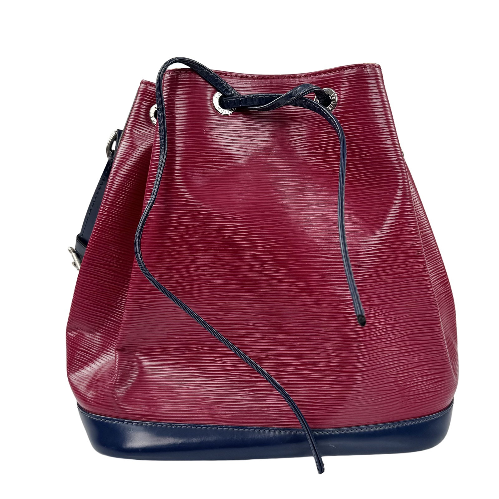 Authentic Pre-Owned Louis Vuitton LV Epi Wavy Drawstring Bucket Shoulder Bag.