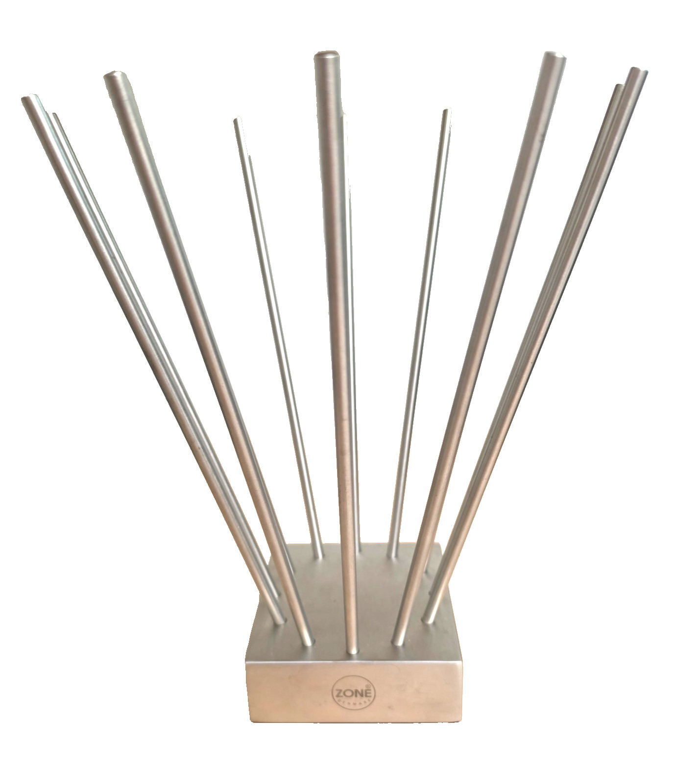 Zone Denmark Ultra Modern Fruit Bowl Basket Minimalist Metal 12 Rod Starburst