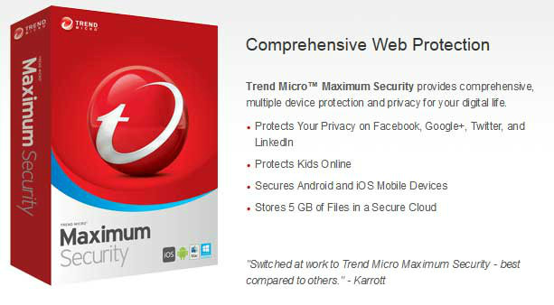 TREND MICRO MAXlMUM SECURITY 2026 for 1-3 Years & 1-10 Devices