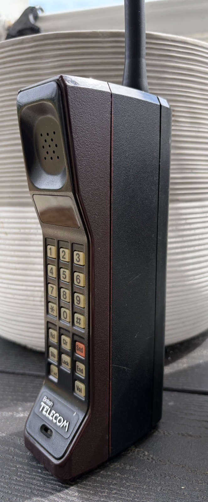 RARE Brown/Black🔥1987 Motorola DynaTAC 8000S Thick Brick Cellphone Accessories