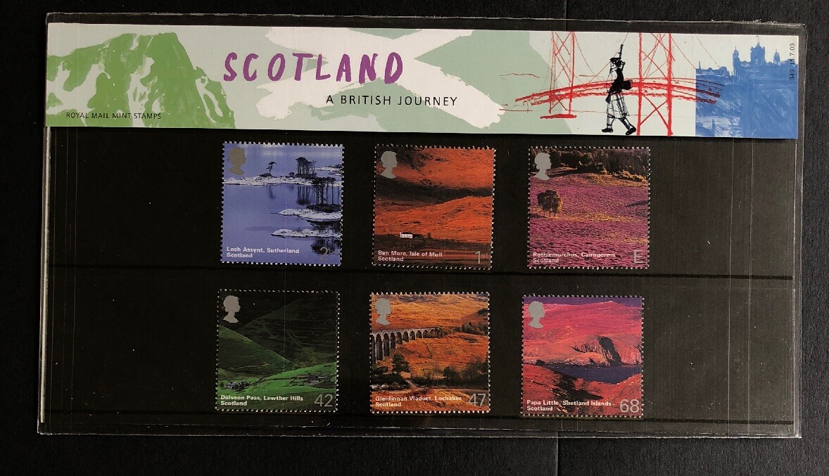 GB 2003 MNH SCOTLAND PRESENTATION PACK 349 MINT STAMPS GB 2003 MNH SCOTLAND PRESENTATION PACK 349 MINT STAMPS
