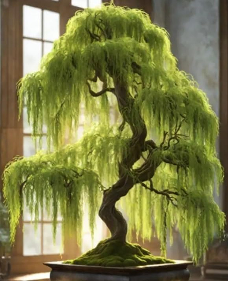 Hey Dina Willow Bonsai Tree - Thick Trunk Cutting, Fast Growing - Easy Care Indo