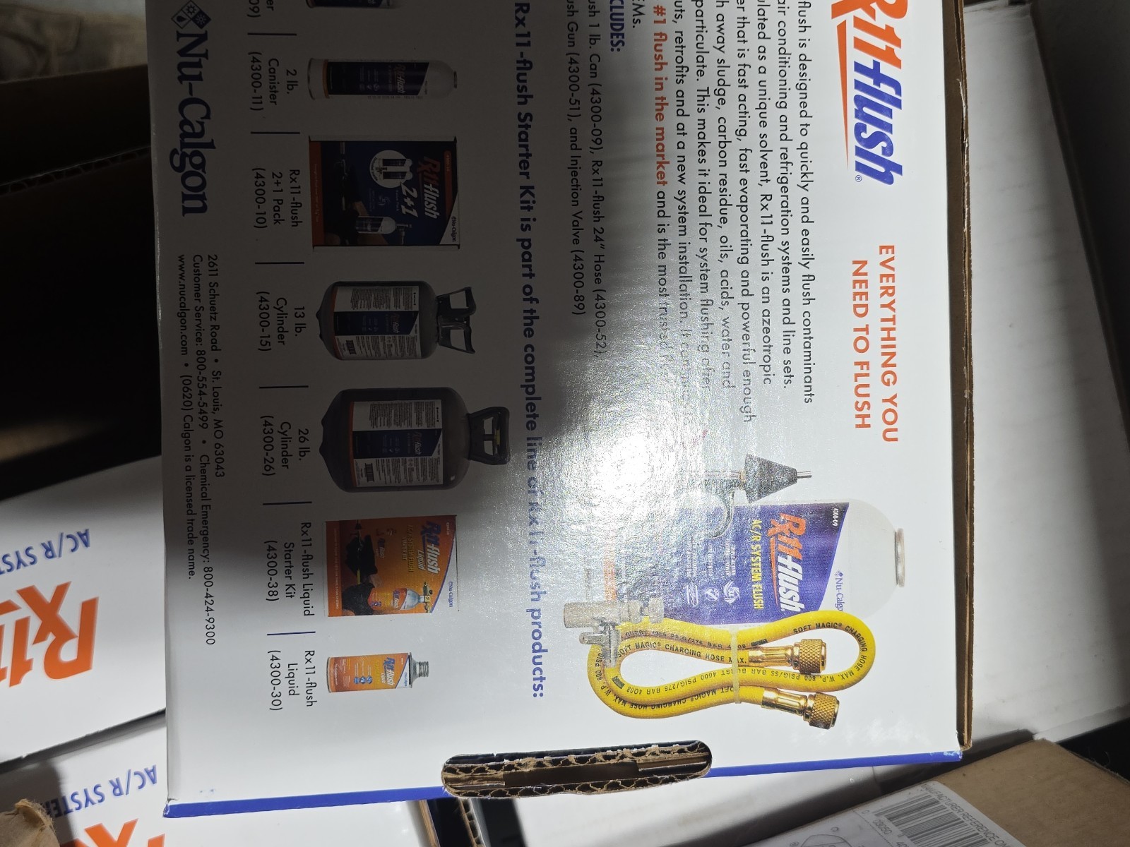 New Nu-Calgon RX11 Flush Kit 2+1 Value Pack 4300-10