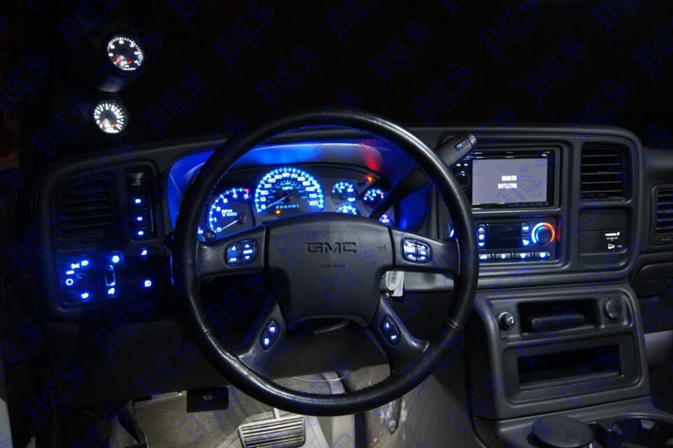 03-06 GM BLUE WHOLE TRUCK LED UPGRADE KIT SILVERADO SUBURBAN SIERRA ESCALADE GMC