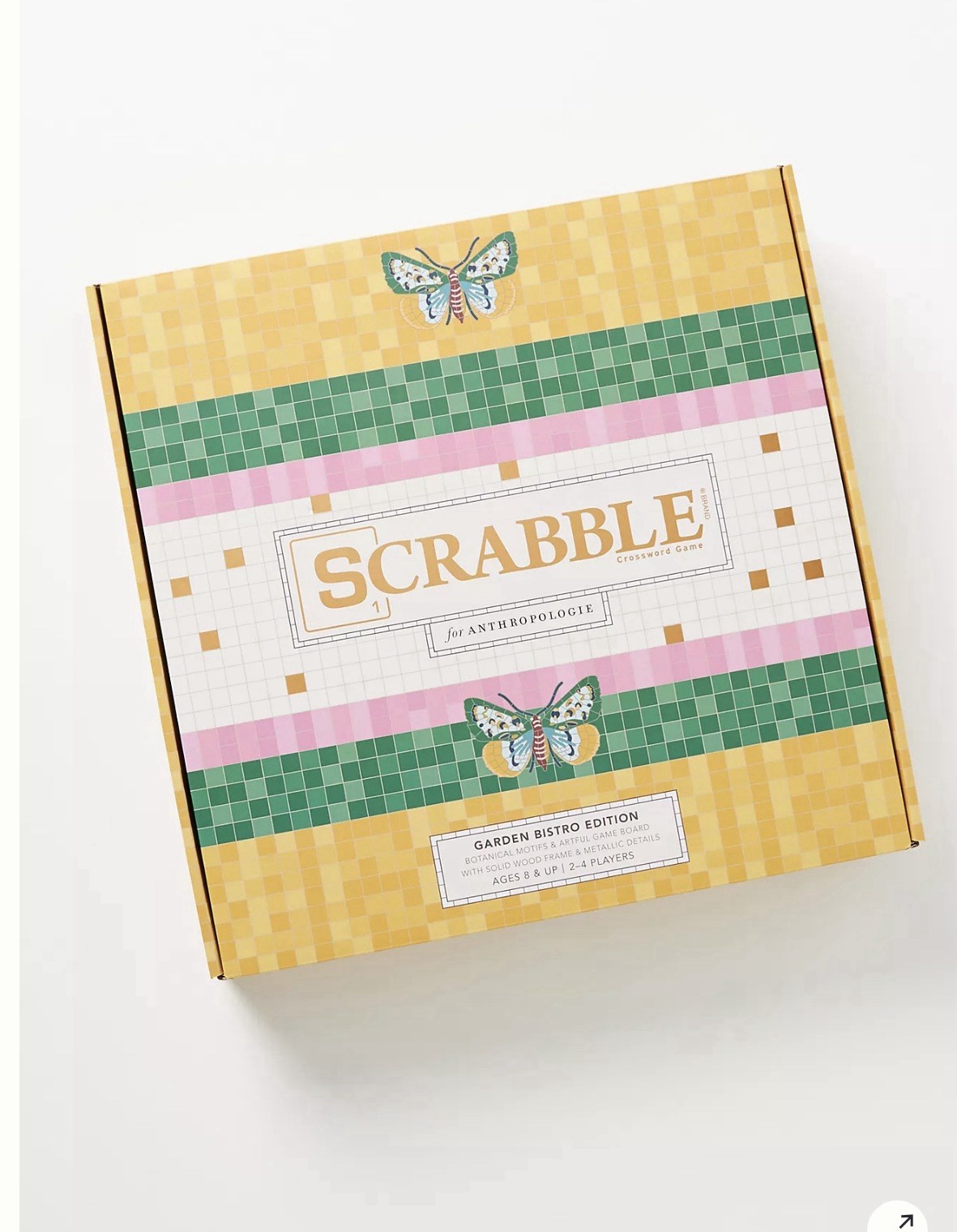 Anthropologie Exclusive Scrabble Bistro Edition Game Board Complete NEW