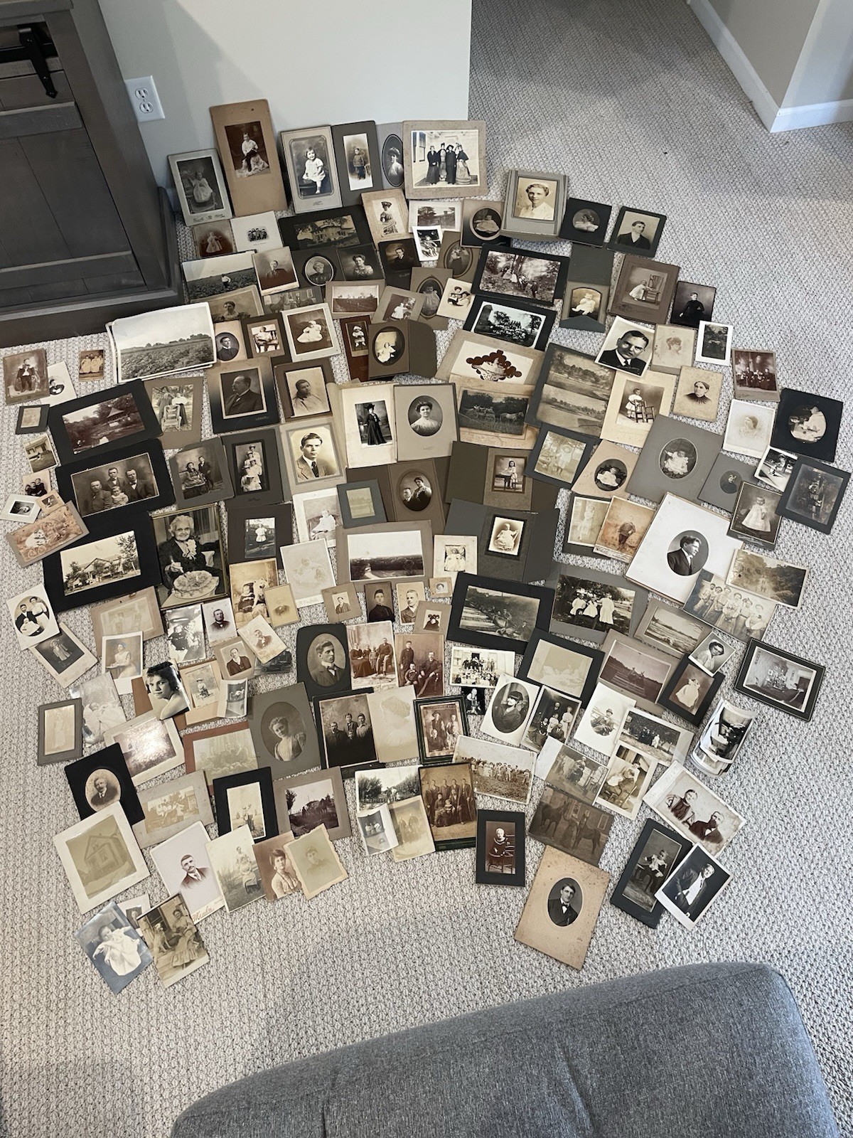 COLOSSAL Lot of Many Antique & Vintage Photos Early 1900's-1930s Many Formats