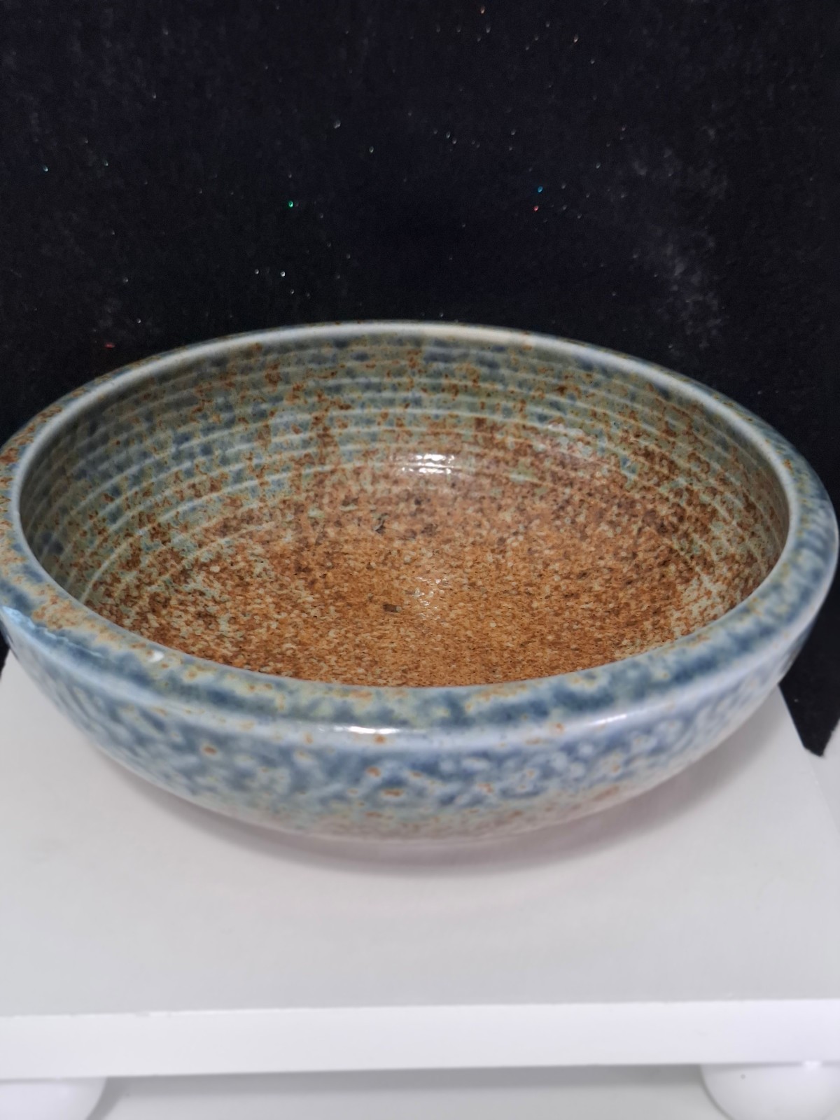 Vintage Japanese Stoneware Bow - Ainagashi Vintage Japanese Stoneware Bow - Ainagashi