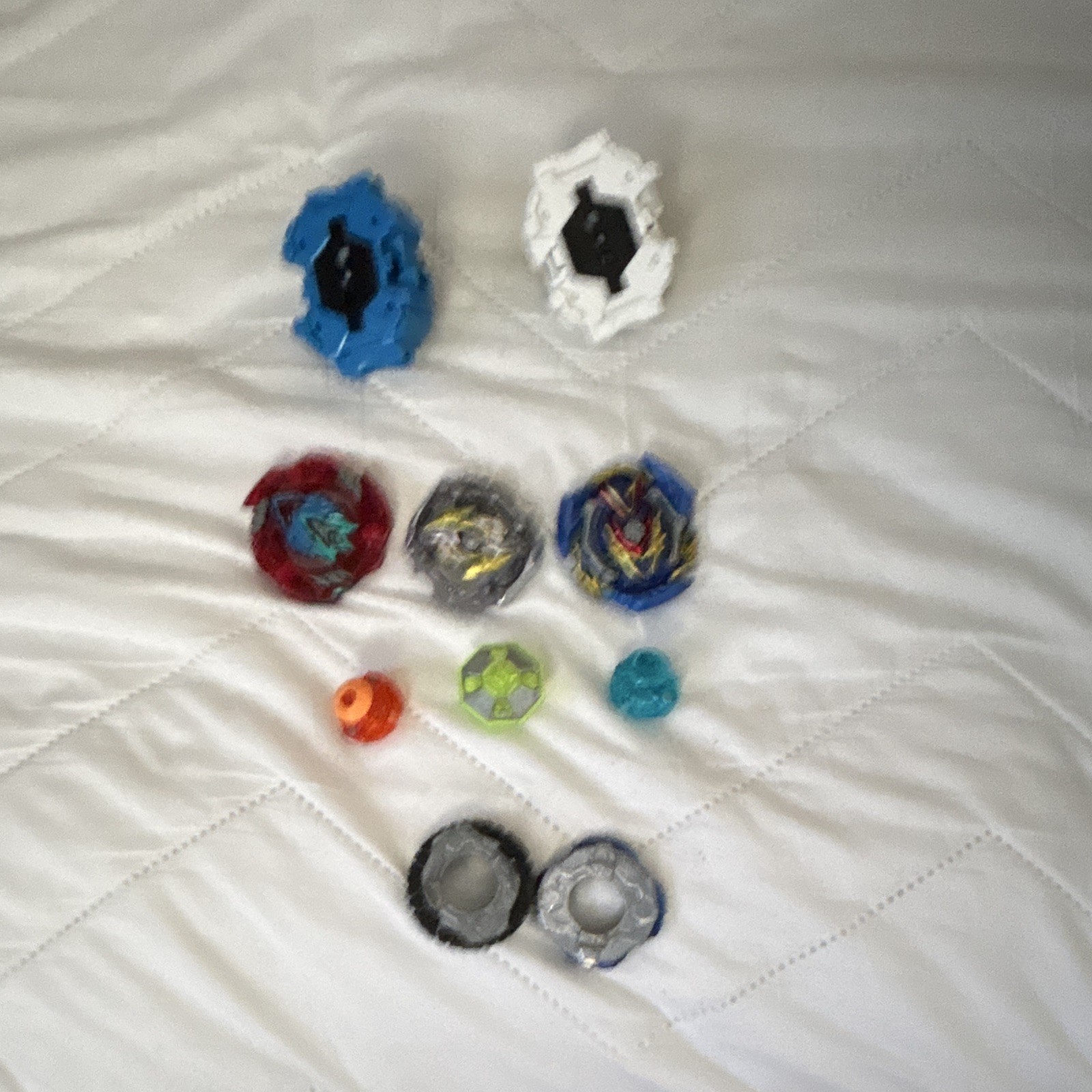 Beyblade takara tomy Lot Assorted Tops, Launchers & Parts Layers Discs Drivers