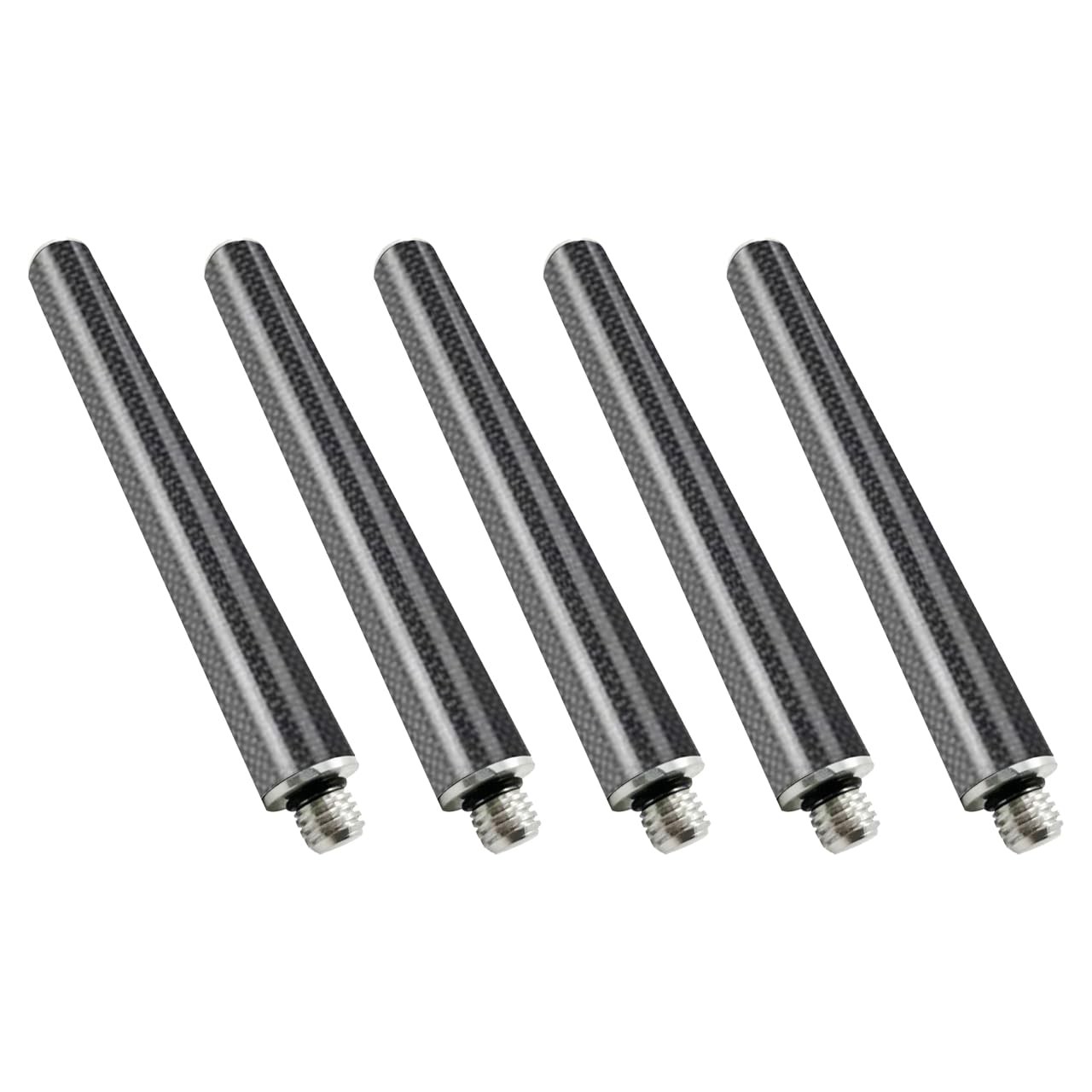 5pcs 5/8-11 Threads Carbon Fiber Extension Pole Rod for Level GPS RTK Surveying 5pcs 5/8-11 Threads Carbon Fiber Extension Pole Rod for Level GPS RTK Surveying