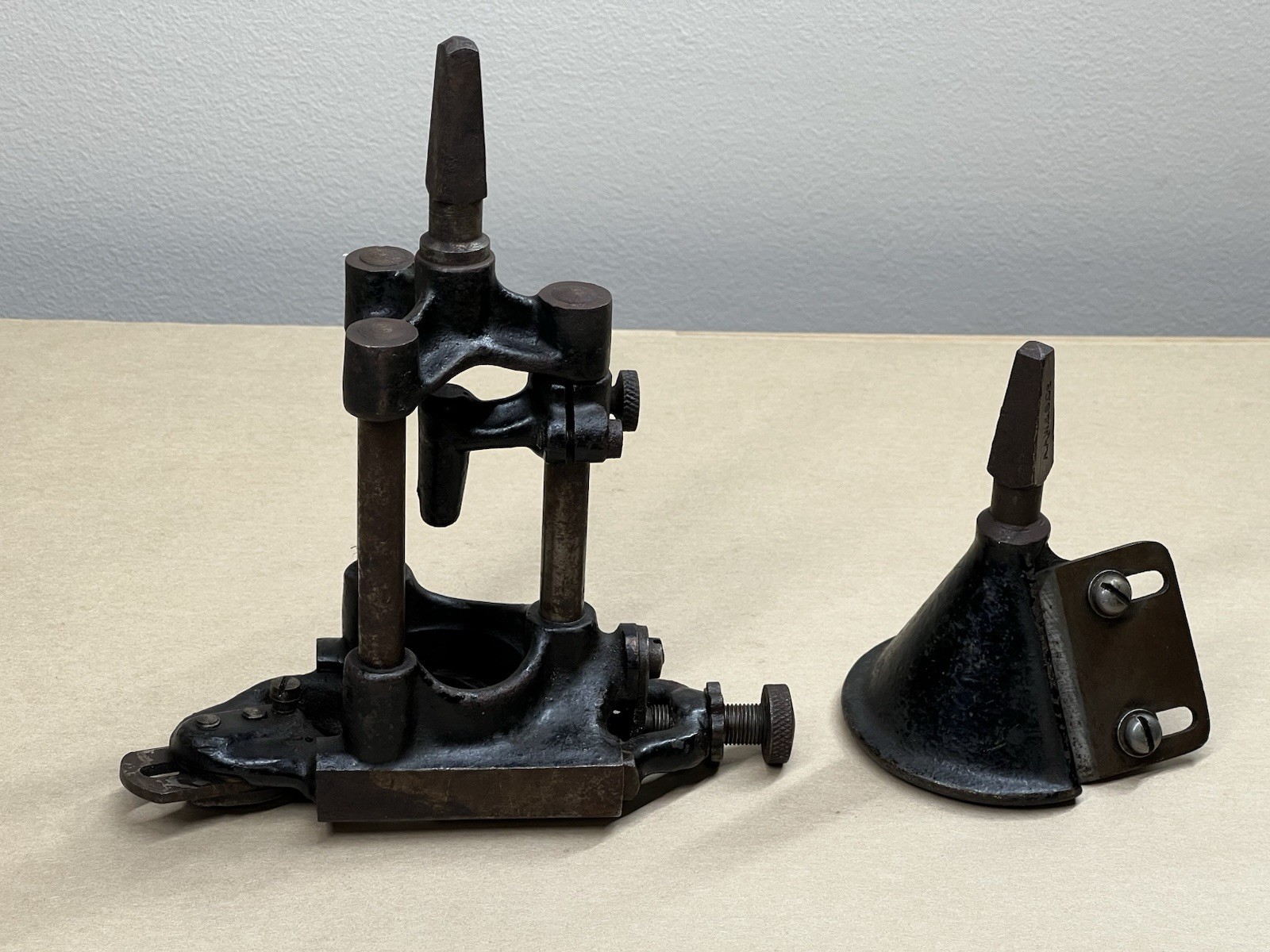 Antique A A Wood & Sons Adjustable Hollow Auger & Spoke Dowel Pointer