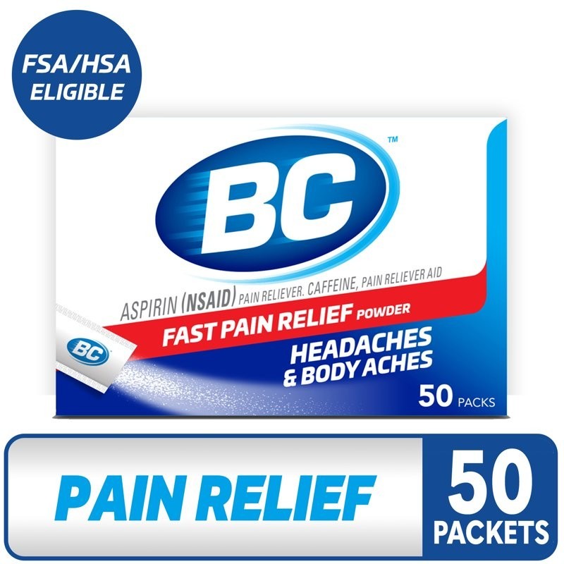 BC Powder Original Strength Pain Reliever, Aspirin Dissolve Packs, Body Aches & BC Powder Original Strength Pain Reliever, Aspirin Dissolve Packs, Body Aches &