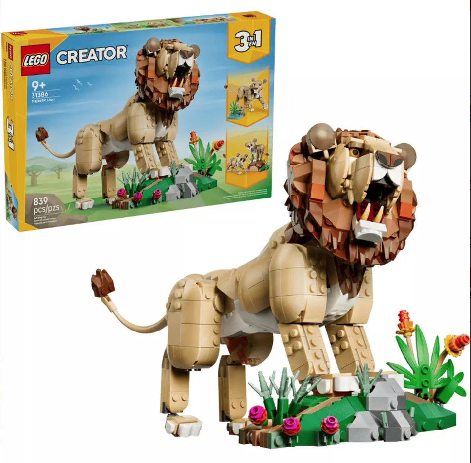 [HOT SALE] LEGO Creator 3-in-1 Majestic Lion 31386 Building Set