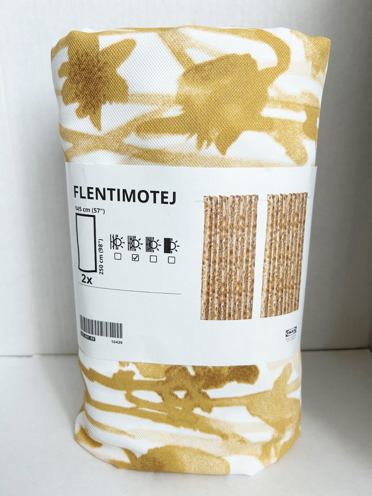 Ikea FLENTIMOTEJ curtains 57x98 \