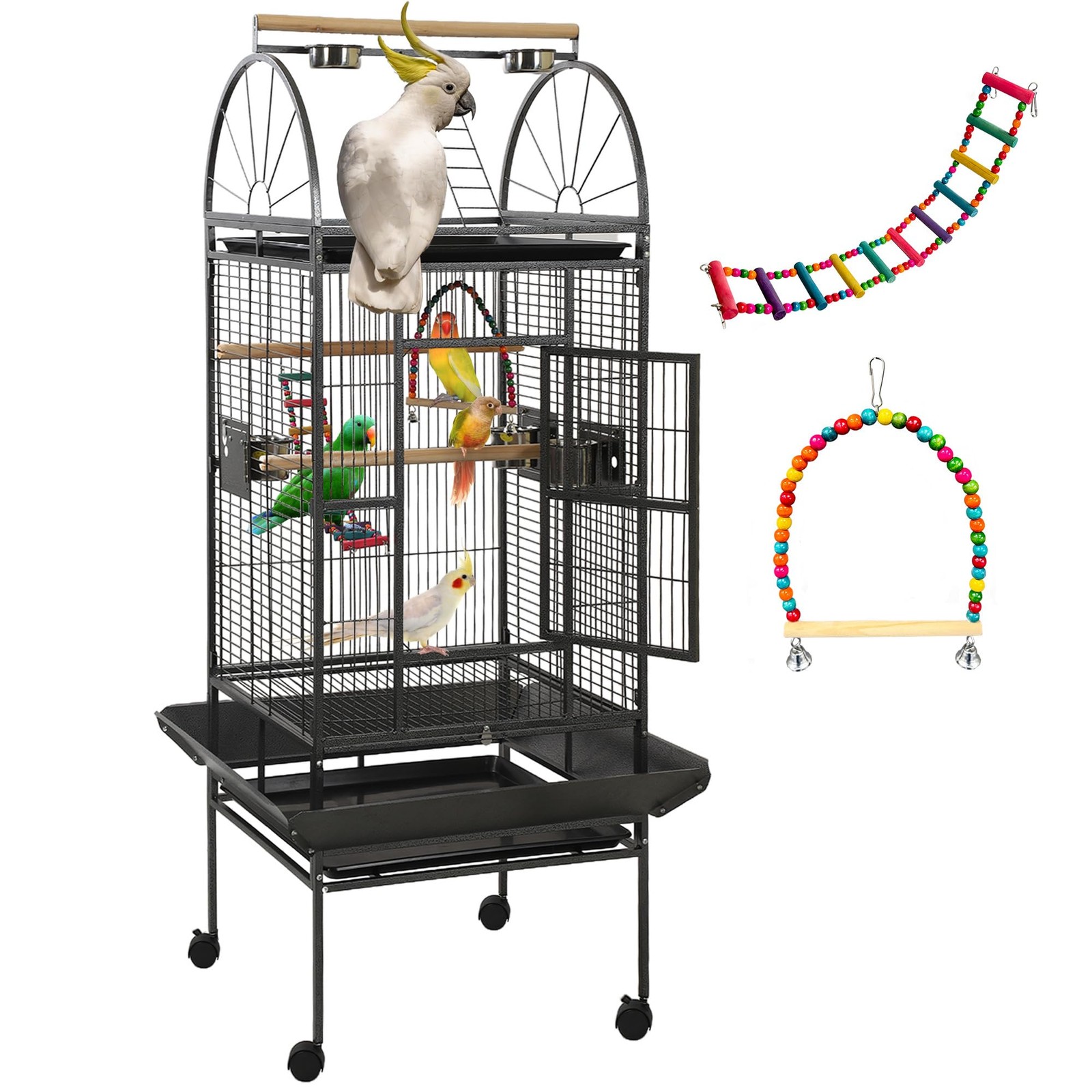 Sinopet 69-inch Large Bird Cages for Parrots,Large Parrot Cages for Large Bir...