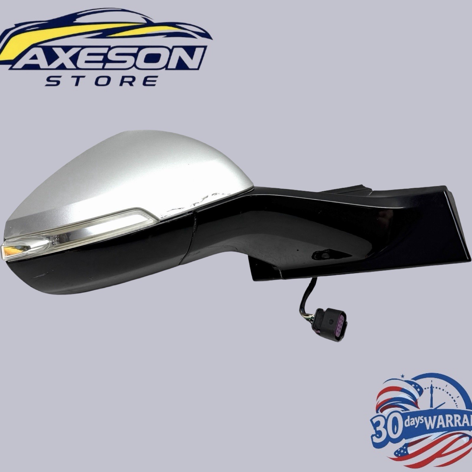 OEM 2011-2015 Chevrolet Chevy Volt Door Side Mirror Passenger Side Silver