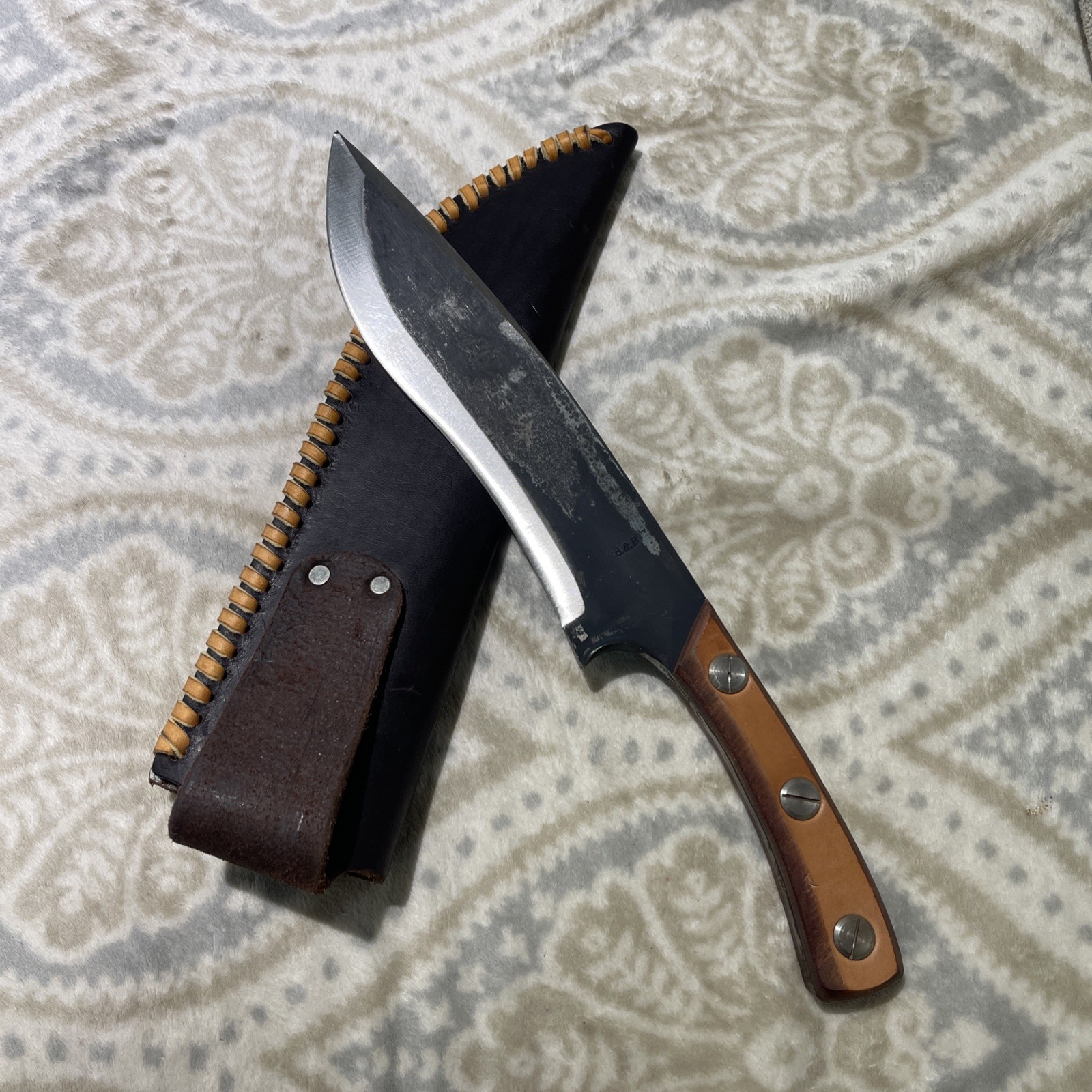 H&B Forge USA Hand Forged High Carbon Steel Ultimate Camp Knife 15\ H&B Forge USA Hand Forged High Carbon Steel Ultimate Camp Knife 15\