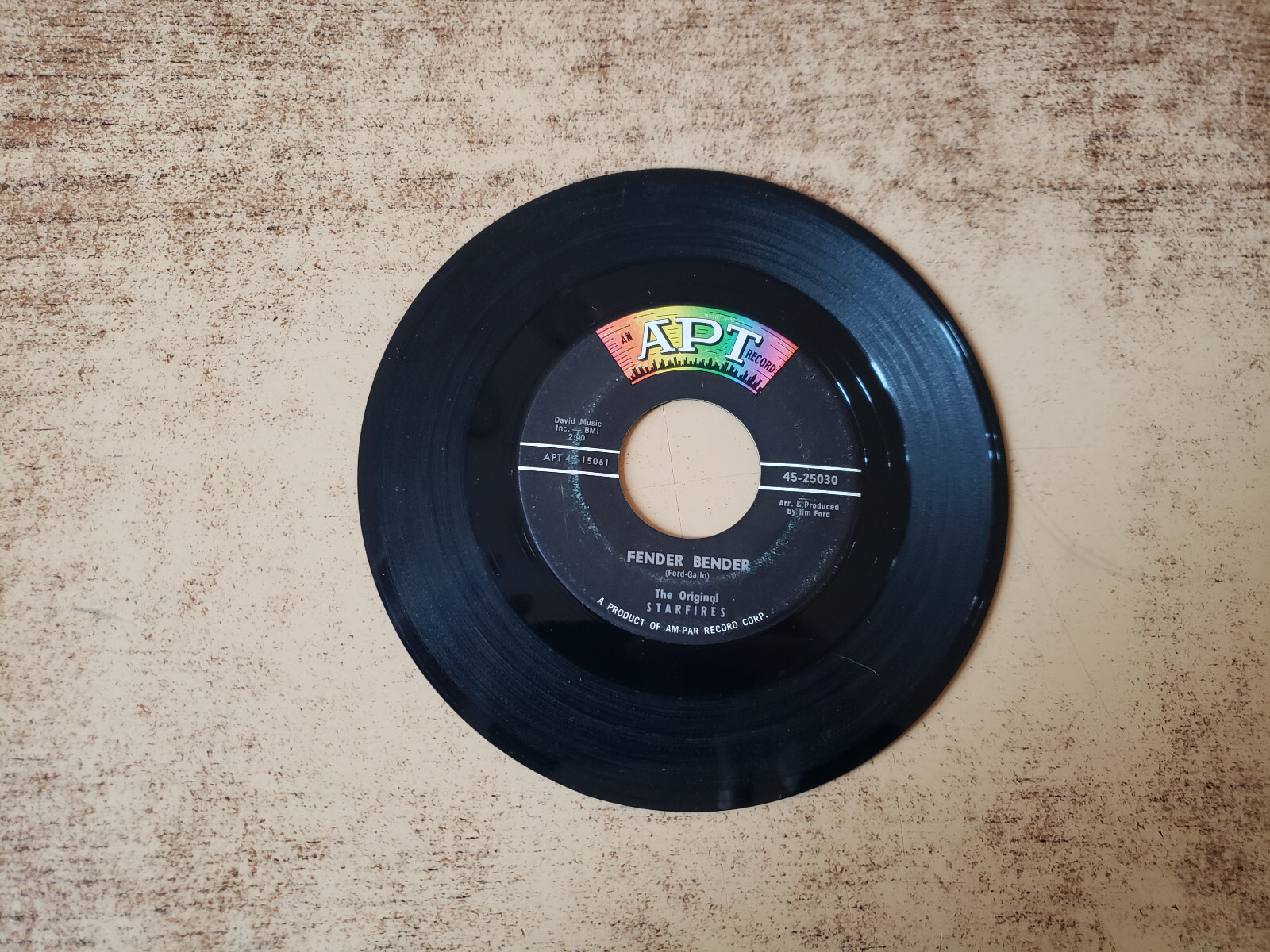MEGARARE 1950s VG+ The Original Starfires Fender Bender / Camel Walk 25030 45