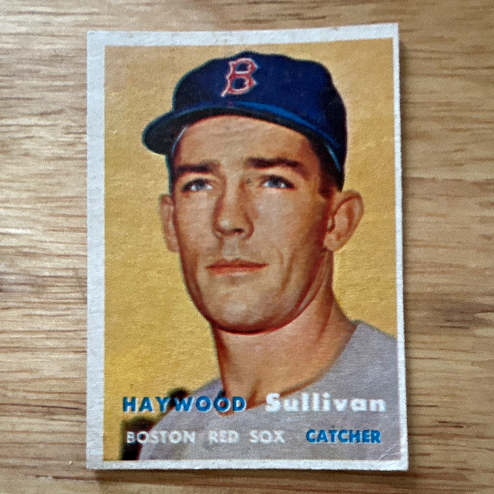 Topps 1957 Haywood Sullivan Rookie #336 Boston Red Sox Scarce Series Base Topps 1957 Haywood Sullivan Rookie #336 Boston Red Sox Scarce Series Base