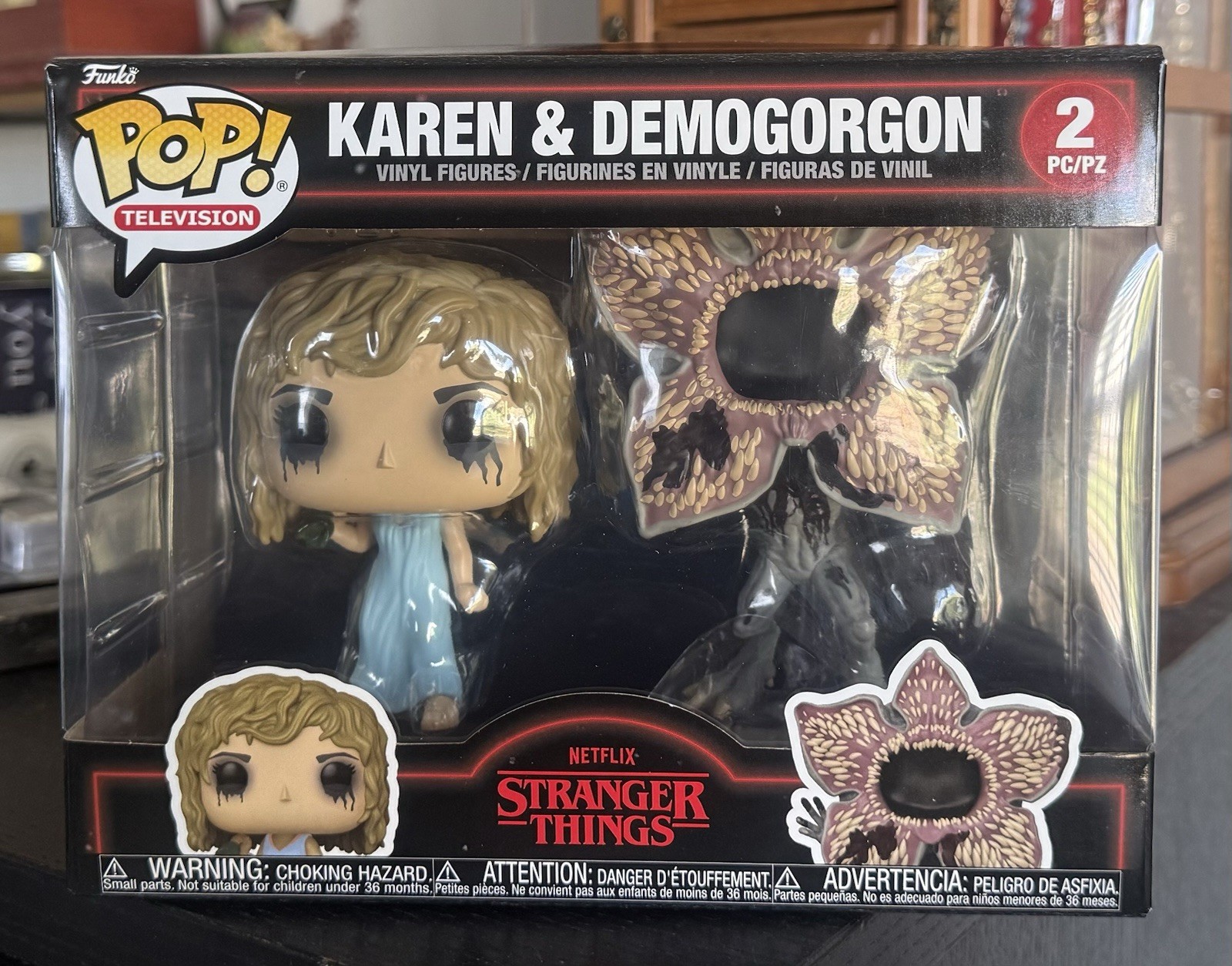 Funko POP: KAREN WHEELER & DEMOGORGON 2 Pack Stranger Things Season 5 IN HAND