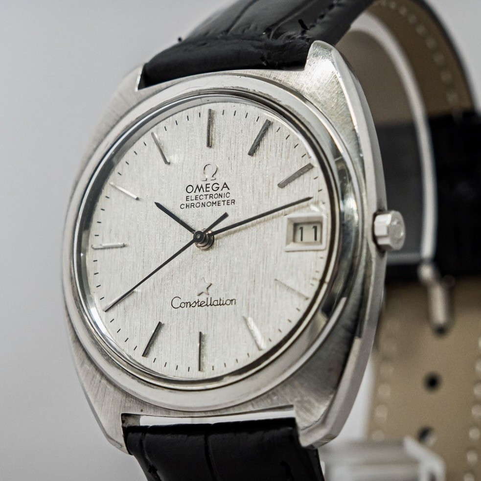 Vintage 1972 **NEAR MINT** OMEGA Constellation F300Hz Cal.1250 Quartz 38mm Men's