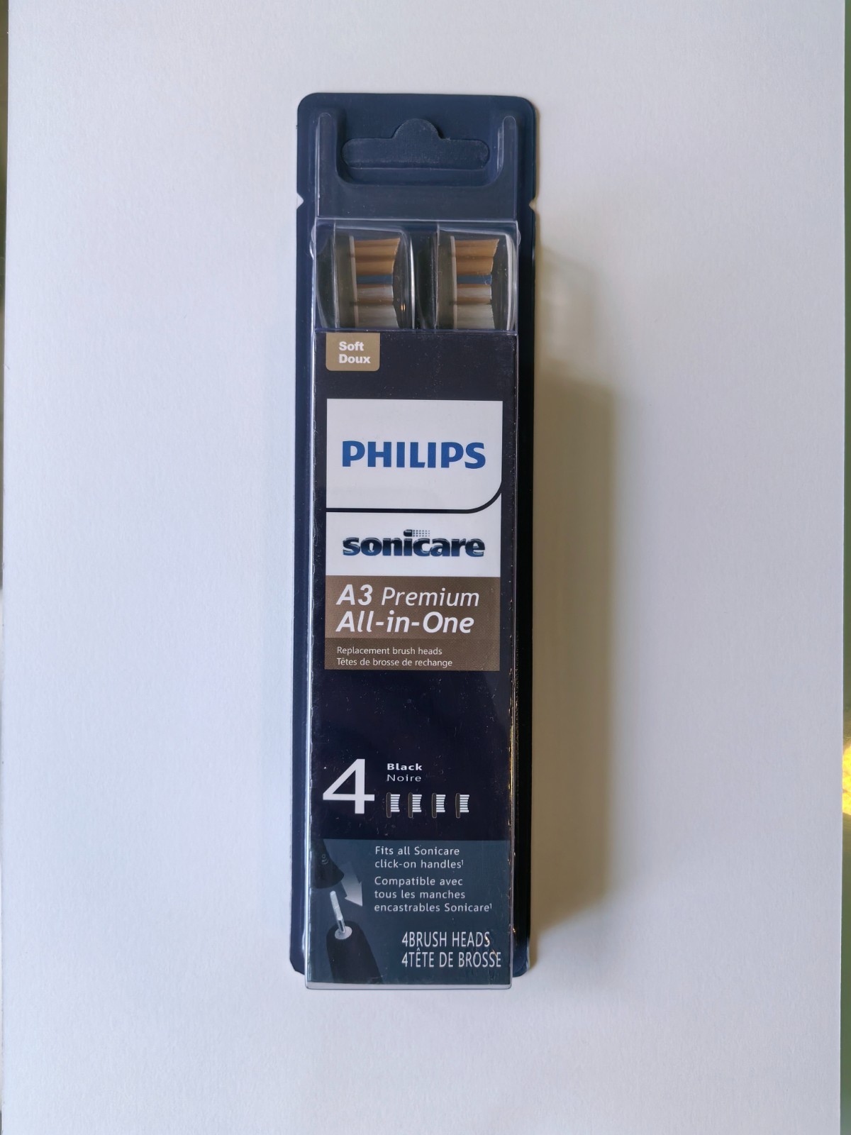 4x Black A3 Black Replacement Toothbrush Brush Heads for Philips Sonicare 4x Black A3 Black Replacement Toothbrush Brush Heads for Philips Sonicare