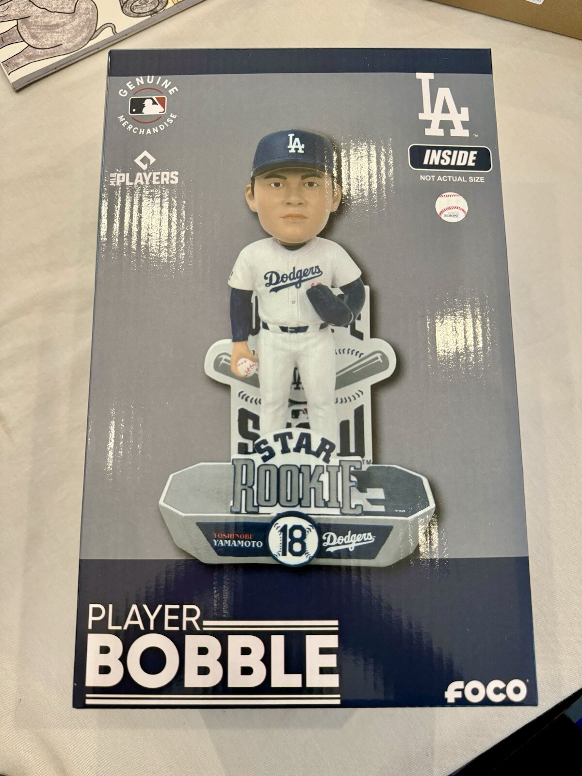 #/96 Yoshinobu Yamamoto Yoshi LA Dodgers Star Rookie Bobblehead FOCO MLB #/96 Yoshinobu Yamamoto Yoshi LA Dodgers Star Rookie Bobblehead FOCO MLB