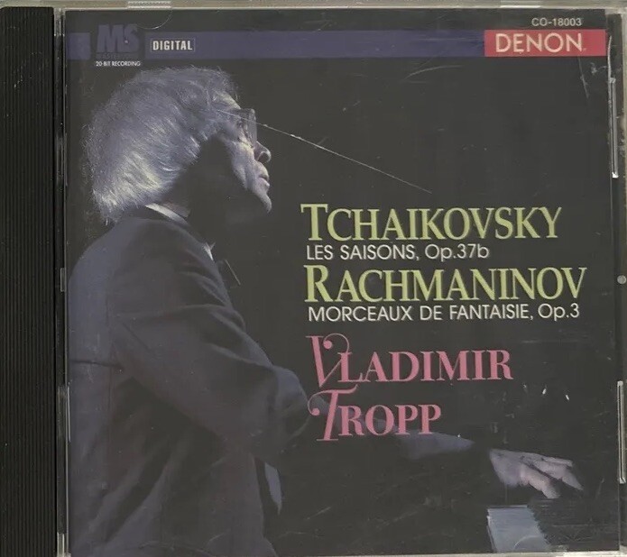 Tchaikovsky: Les Saisons, Op. 37b; Rachmaninov: Morceaux de Fantaisie, Op.3 -CD
