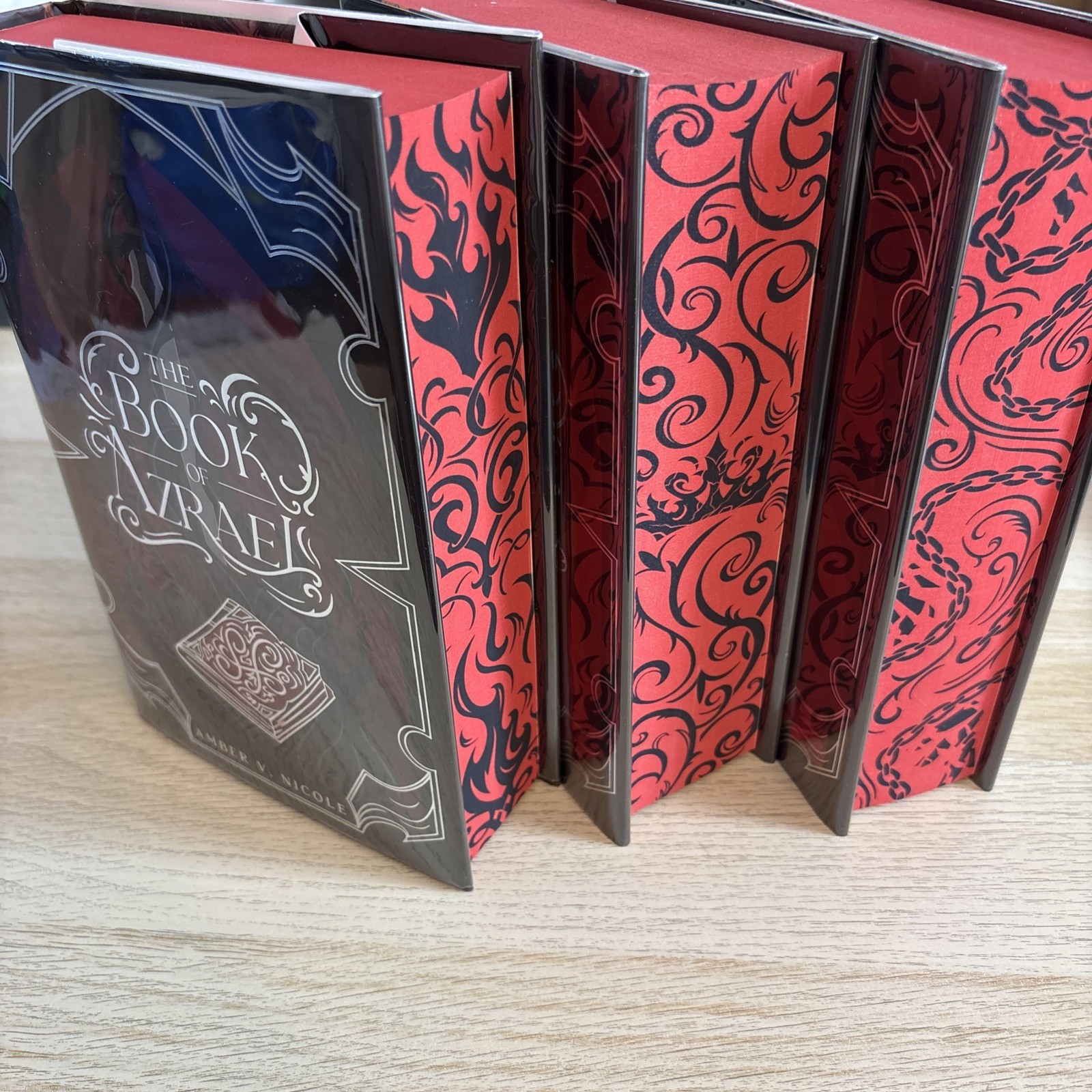 SIGNED Fairyloot Gods & Monsters Set The Book Of Azrael ETC by Amber V Nicole