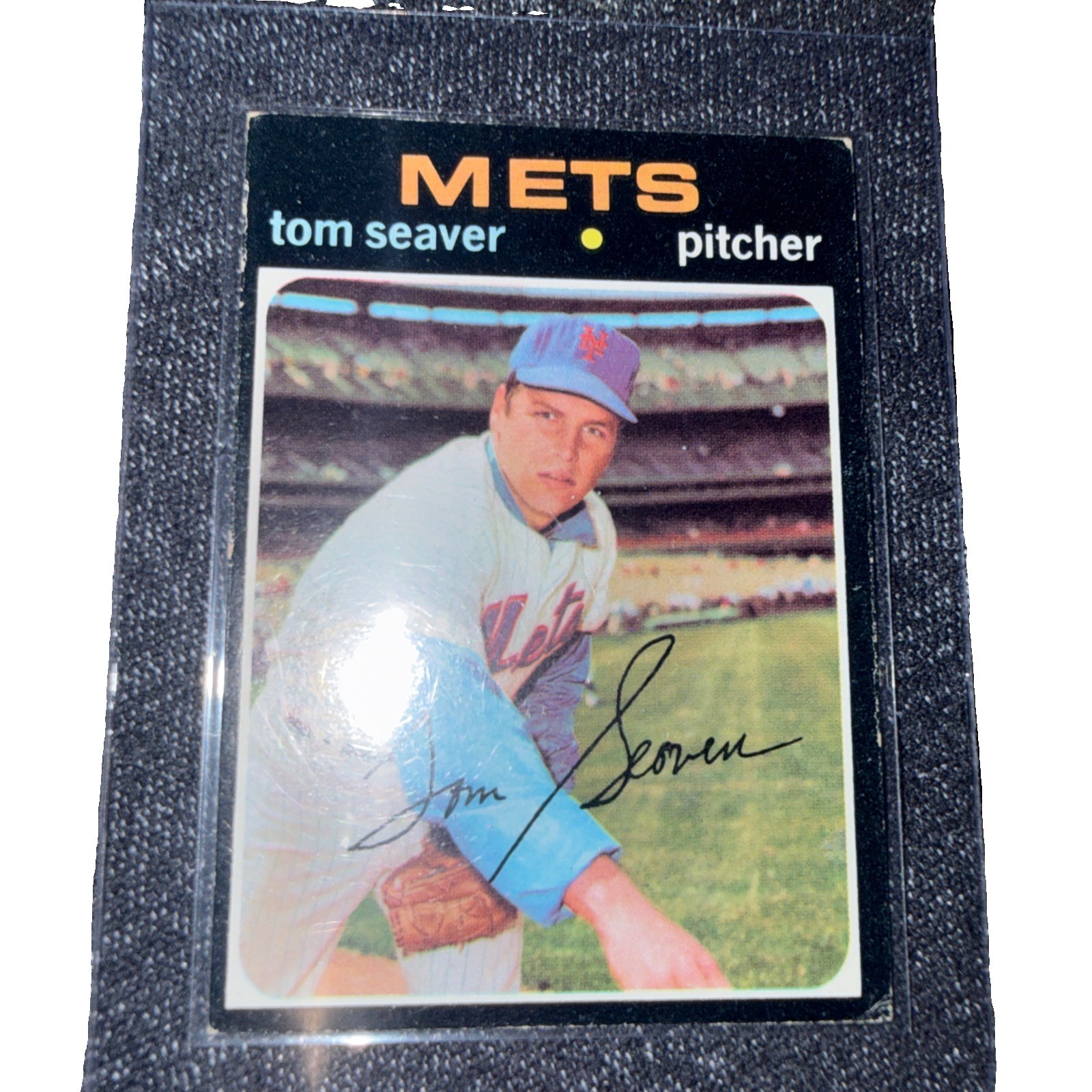 1971 Topps - Tom Seaver Vintage Baseball Card # 160 New York Mets Pitcher