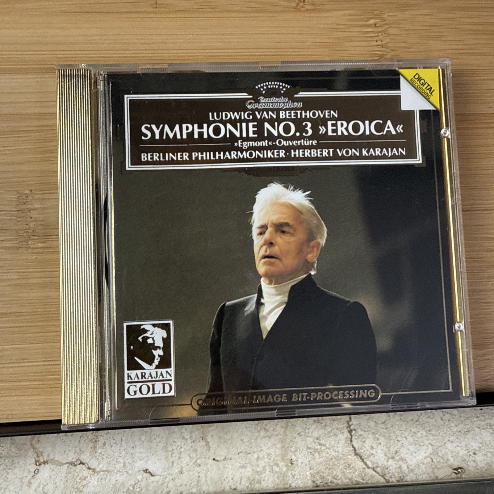 Symphony No.3 Eroica CD Egmont Ouverture Berliner Philharmoniker Herbert Karajan