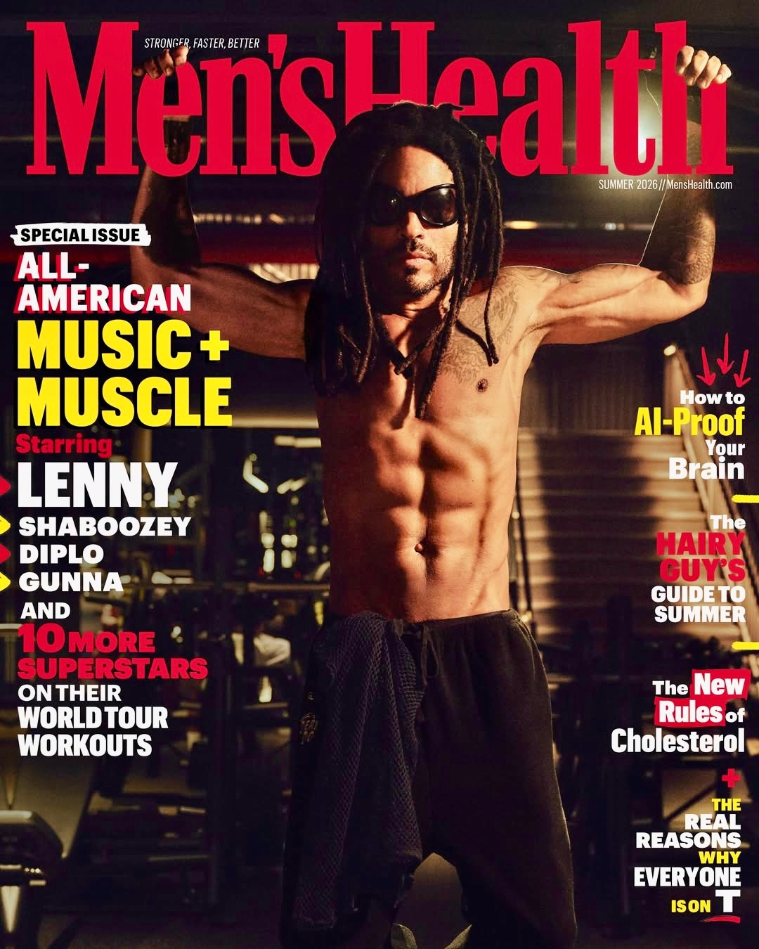 LENNY KRAVITZ - Men’s Health Magazine - Summer 2026 - NEW LENNY KRAVITZ - Men’s Health Magazine - Summer 2026 - NEW