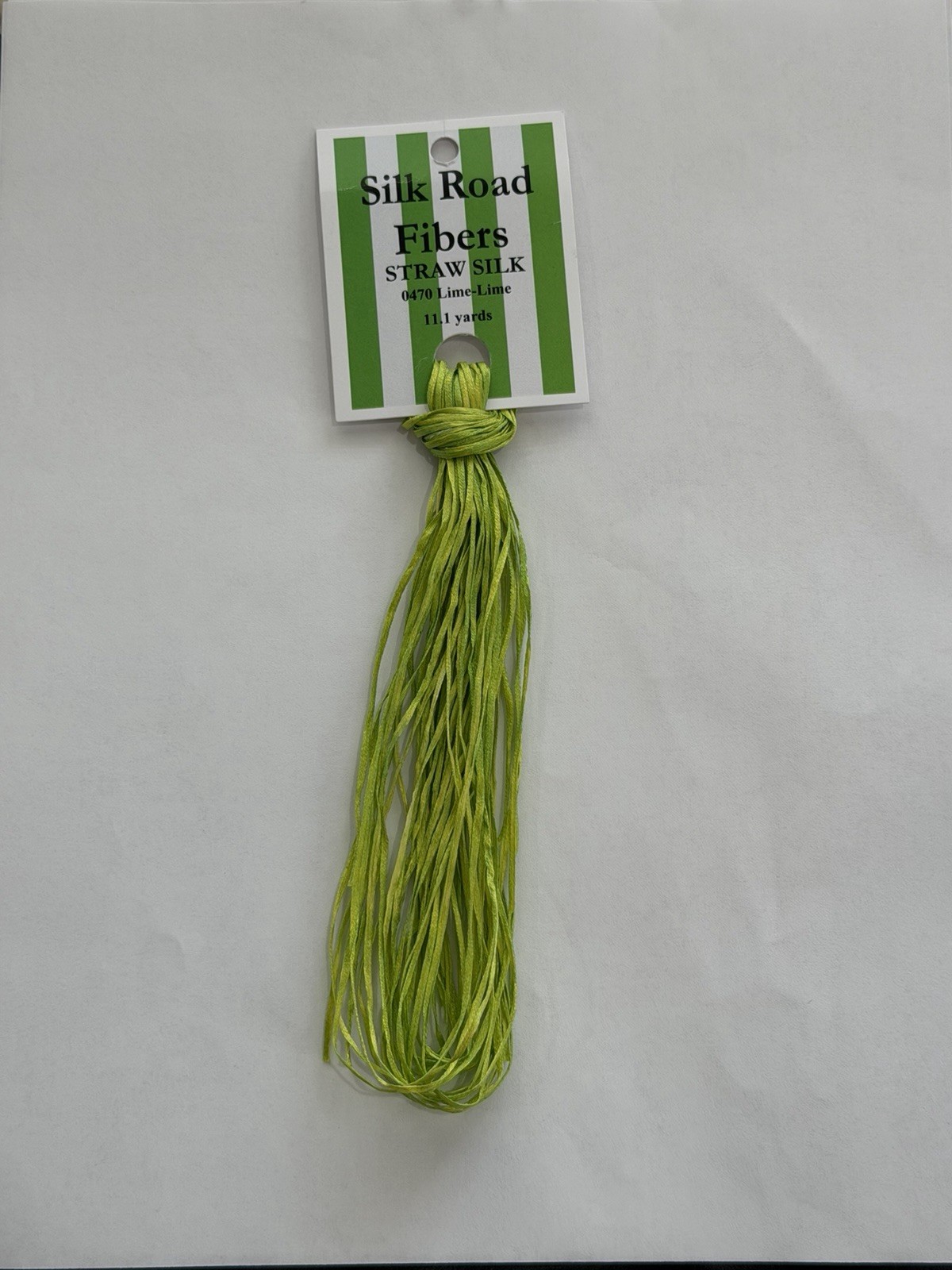 Silk Road Fibers Straw Silk #0470, 11.1 Yard Skein for Needlepoint Silk Road Fibers Straw Silk #0470, 11.1 Yard Skein for Needlepoint