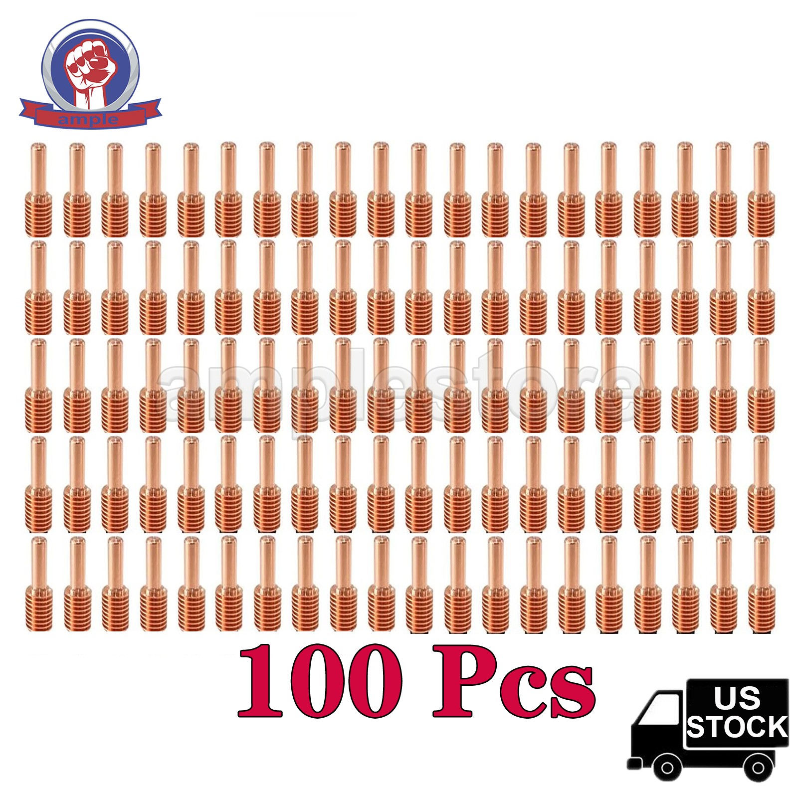 100Pcs Plasma Cutter Electrodes Fit for PMX 45XP/65/85/105 220842