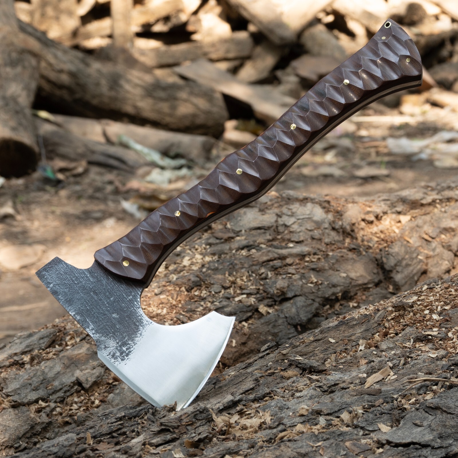 Hand Forged  American  Tomahawk ,Full Tang Hatched , Camping And Bushcraft Axe
