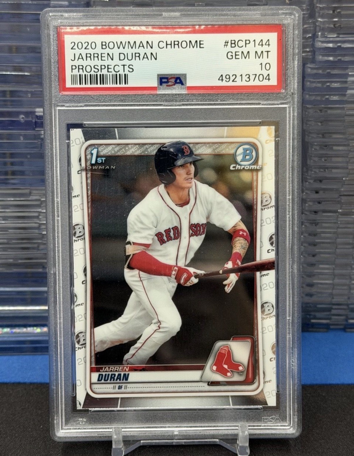 2020 Bowman Chrome Prospects Jarren Duran #BCP144 PSA 10